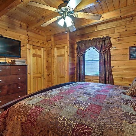 塞维尔维尔Pigeon Forge Cabin With Hot Tub, Grill And Pool Table!别墅 外观 照片